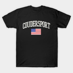 Coudersport PA American Flag Bear Potter County T-Shirt